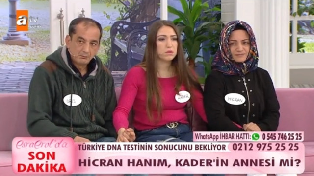 Canlı yayında gerçeği öğrendiler