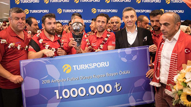 Turkcell’den Ampute Futbol Milli Takımı’na 1 milyon TL ödül