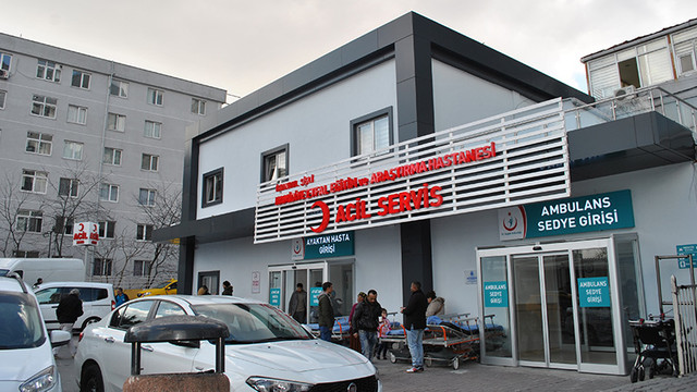 Acil servis önünde akıl almaz olay