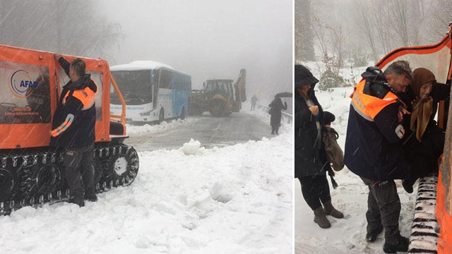 İstanbul'un dibine kadar geldi ! Mahsur kaldılar...