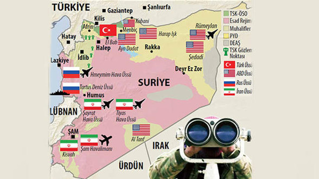 Iste Guncel Suriye Haritasi Hangi Ulke Hangi Bolgede Dunya