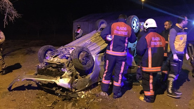 Polislerin bulunduğu araç takla attı: 1'i şehit 2 ölü