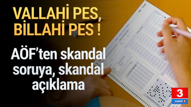 skandal soru allah sizi