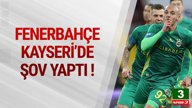 Kayserispor Fenerbahce 0 5 Spor Toto Super Lig