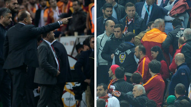 Fatih Terim çılgına döndü ! Güvenliğe işaret etti ve...
