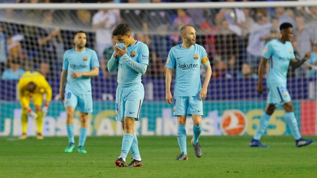 Barcelona'ya Levante şoku !