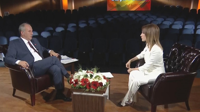 Muharrem İnce: ''Sen çıkar Erdoğan’ı konuştur''