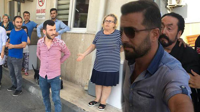 Adnan Oktar'a hastanede beddualı tepki