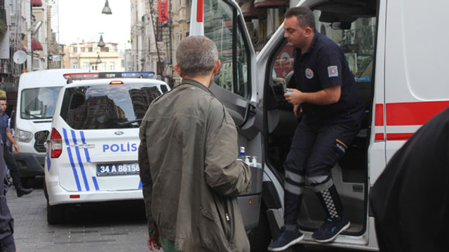 Taksim'de silah sesleri: 1 yaralı