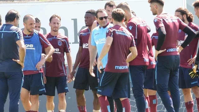 Trabzonspor antrenmanında sürpriz misafir !