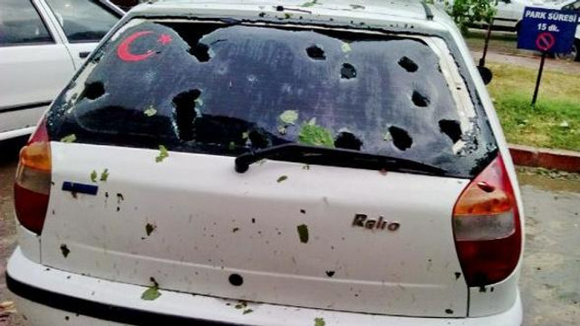 20 dakikalık dolu yağışı hayatı felç etti