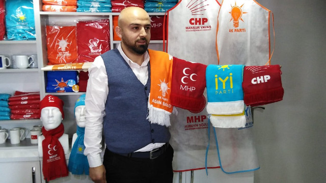Afişsiz seçim kampanyasında yeni yöntem !