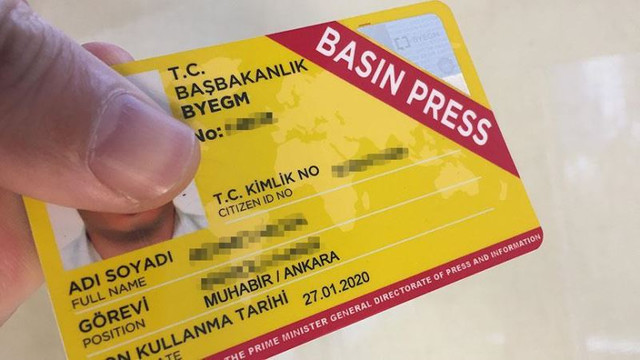 Sarı Basın Kartı düzenlemesi Meclis gündeminde