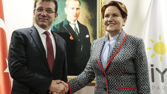 Akşener, Ekrem İmamoğlu ile görüştü