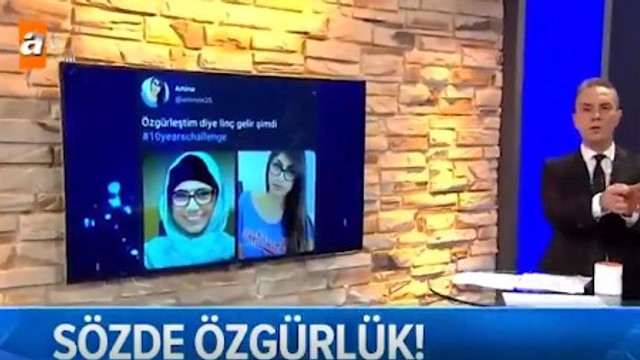 ATV'de çok ilginç anlar: ''Bu hanımefendi konulu filmlerde oynuyor''