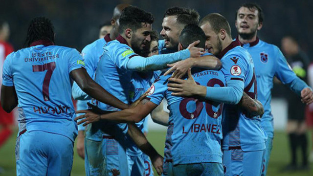 Trabzonspor'da çeyrek final sevinci