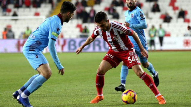 Demir Grup Sivasspor 1 - 1 Trabzonspor (Spor Toto Süper Lig puan durumu)