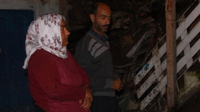 5 kişilik ailenin yaşadığı ev yıkıldı
