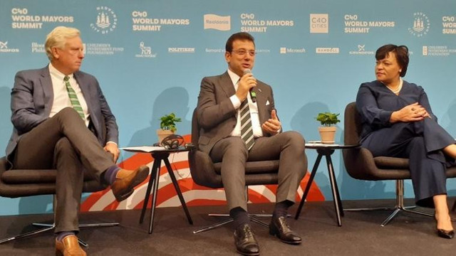 Ekrem İmamoğlu C-40 zirvesine katıldı
