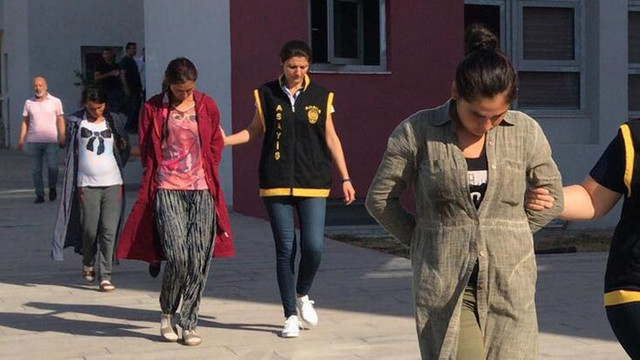 Polisten şafak baskını: 1'i hamile 3 kadın gözaltında!