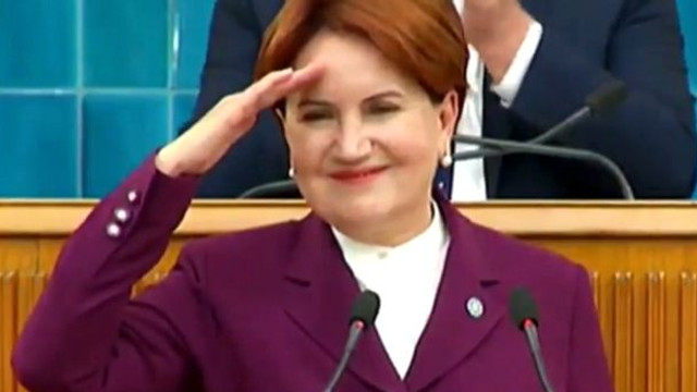 Meral Akşener asker selamı verdi