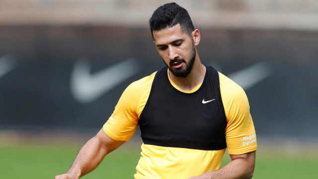 Emre Akbaba 5 ay sonra topla çalışmalara başladı