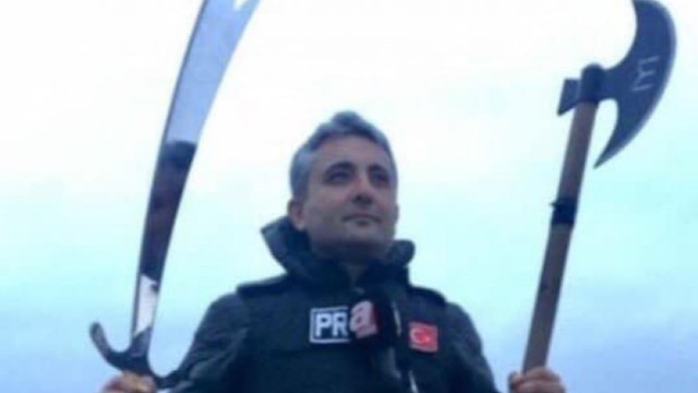 A Haber muhabirinden skandal fotoğraf !