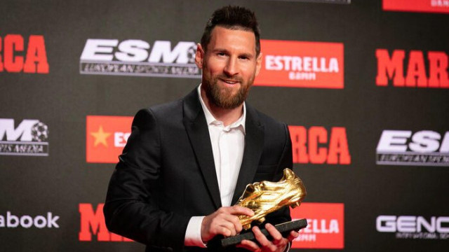 Lionel Messi 6. kez Altın Ayakkabı'nın sahibi oldu