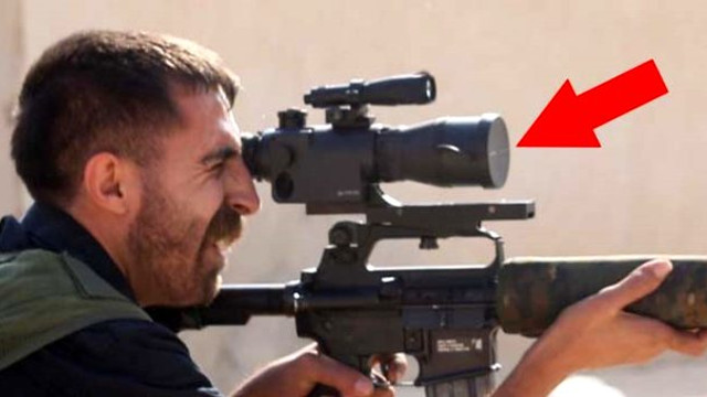 YPG'li keskin nişancı alay konusu oldu