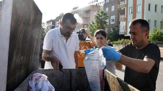 Çöp konteynerinde ''cenin'' alarmı !
