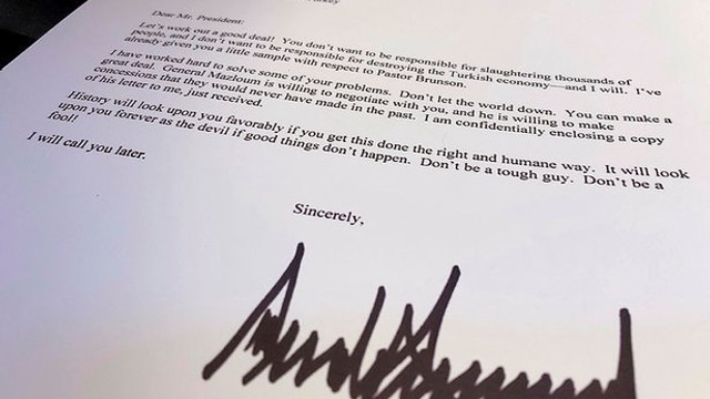 AK Parti'den Trump'ın skandal mektubu için olay olacak açıklama