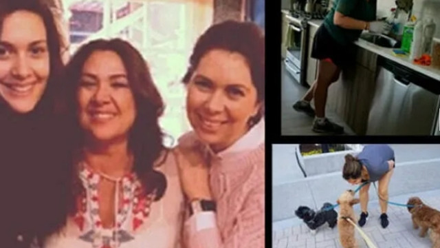 Bergüzar Korel'in ablasınınevlere temizliğe gittiği ortaya çıktı