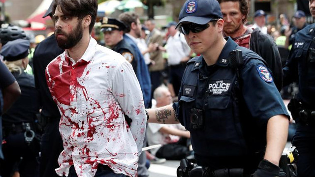New York'ta protesto: 85 kişi gözaltında