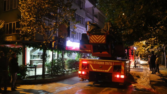 Bursa'da yangın: 1 ölü