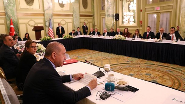 Erdoğan, ABD'li iş adamlarıyla buluştu