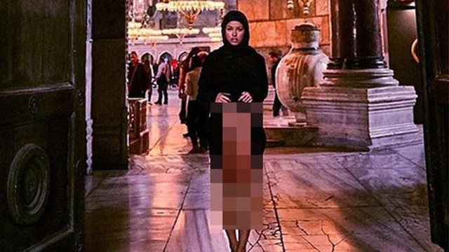 Ayasofya’da çıplak poz veren mankene soruşturma