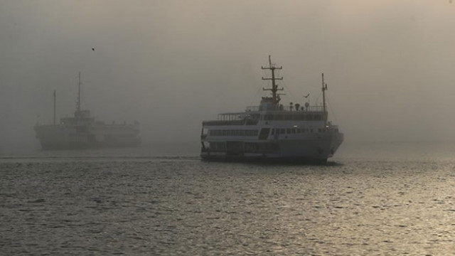 İstanbul'da vapur seferleri iptal edildi