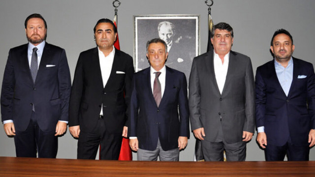 Serdal Adalı ve eski yönetimden Çebi'ye ziyaret