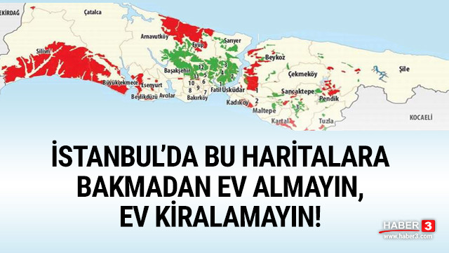 Istanbul Da Bu Haritaya Bakmadan Ev Almayin Ev Kiralamayin Emlak