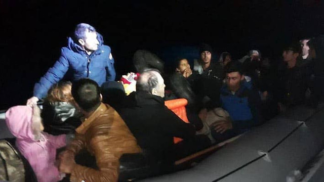 136 sığınmacı daha ölüm yolculuğunda yakalandı