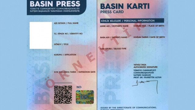 685 ismin basın kartı iptal edildi