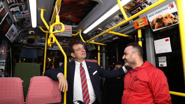 Ekrem İmamoğlu’nu duygulandıran minibüs!