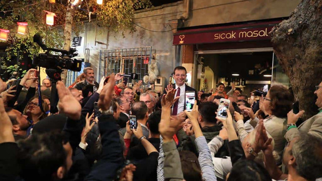 İstanbul'da Ekrem İmamoğlu izdihamı