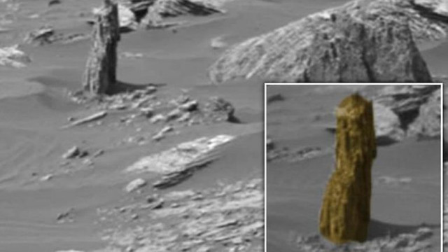 Curiosity'nin Mars'tan gönderdiği bu fotoğraf olay oldu