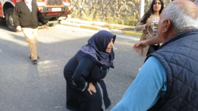Kaza yerine koşan anne gözyaşlarına boğuldu