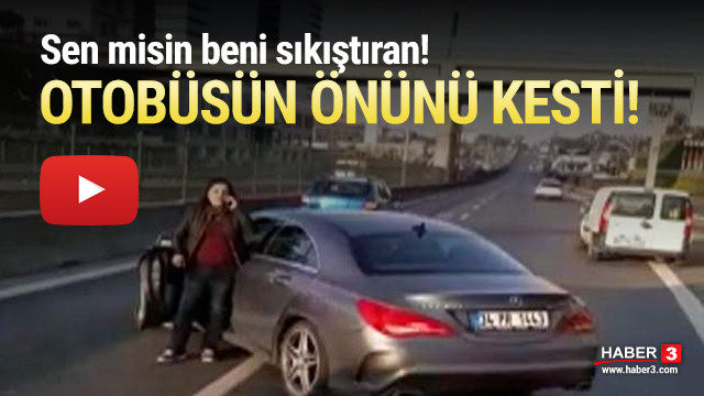 Kadin Surucu Istanbul Trafiginde Kendisini Sikistiran Otobusun Onunu Kesti 3 Sayfa