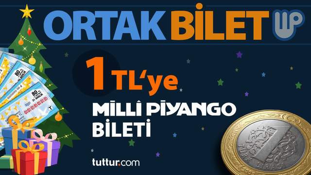 Türkiye'de bir ilk! 1 TL'ye Milli Piyango bileti