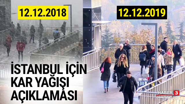 Gecen Yil Bugun Lapa Lapa Kar Yagmisti Istanbul Da Kar Bekleniyor Mu Guncel