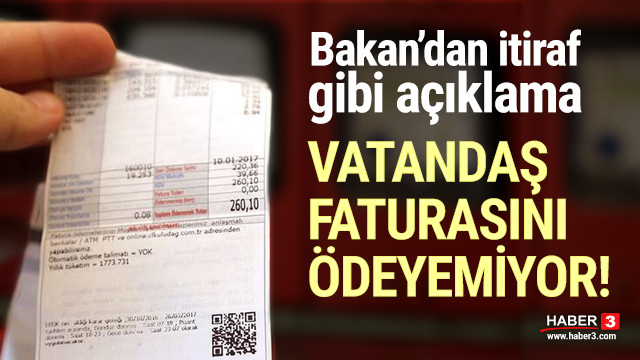 Milyonlarca vatandaş elektrik faturasını ödeyemedi