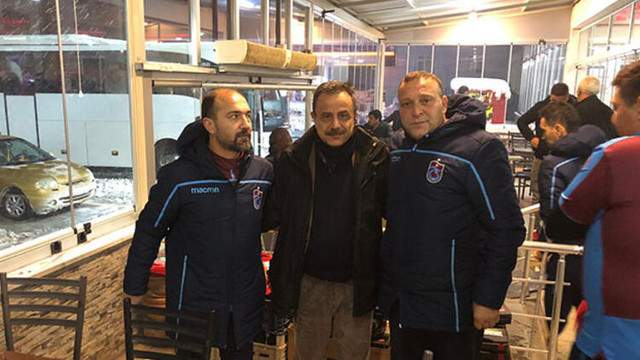Kara saplanan otobüsü AFAD kurtardı